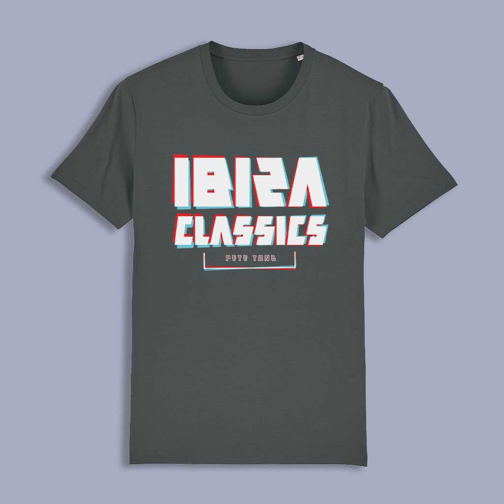 Pete Tong Ibiza Classics Red And Blue Text Unisex Organic T-Shirt-Pete Tong Store