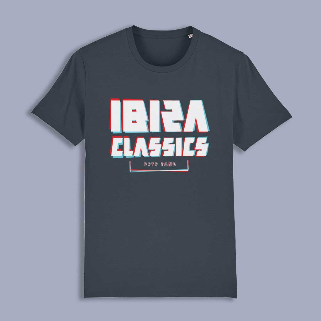 Pete Tong Ibiza Classics Red And Blue Text Unisex Organic T-Shirt-Pete Tong Store