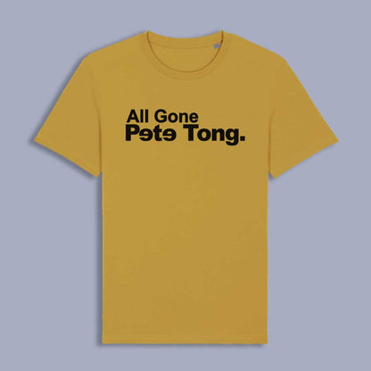 All Gone Pete Tong Reversed Es Unisex Organic T-Shirt-Pete Tong Store