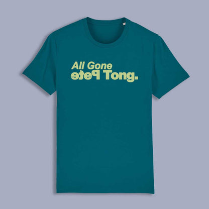 All Gone Pete Tong Italic Reversed Es Unisex Organic T-Shirt-Pete Tong Store