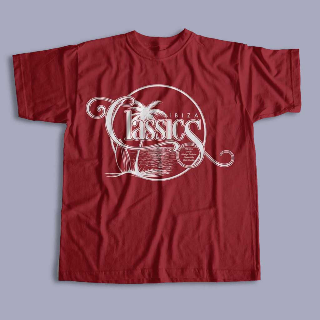 Palm Tree Classics Red Tee-Pete Tong Store